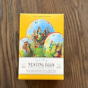 Williams-Sonoma Nesting Papier-Mâché Easter Eggs